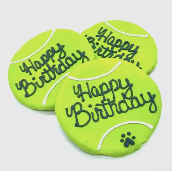 a group of cookies with text on them